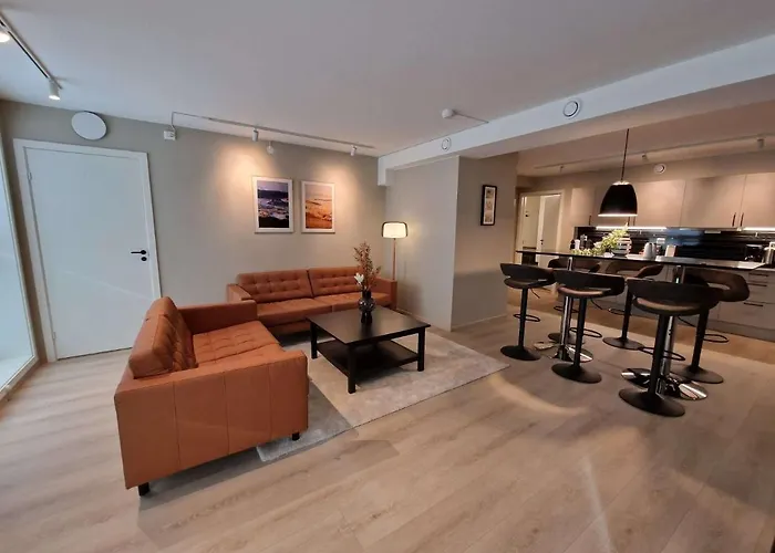 Appartement Stylish 3-bedroom With Modern Amenities Near Center Stavanger